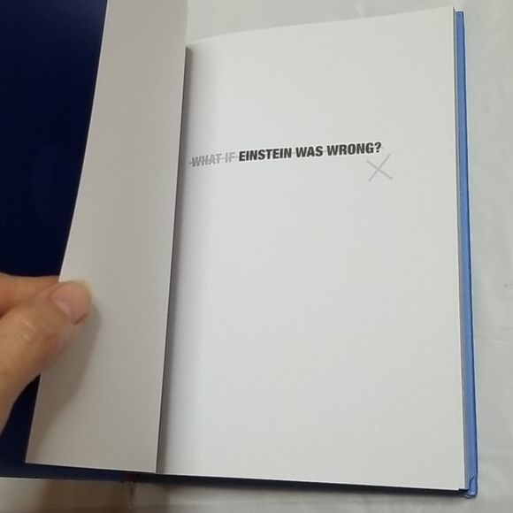 "What If Eistein Was Wrong?" Book NWT - Picture 5 of 7